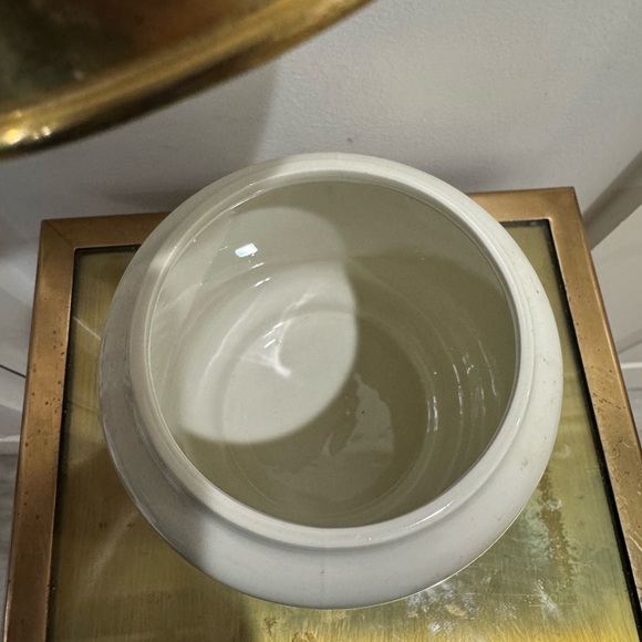 Vintage Delft Royal Goedewaagen Tobacco Ginger Jar w/ Brass Lid - Picture 8 of 10